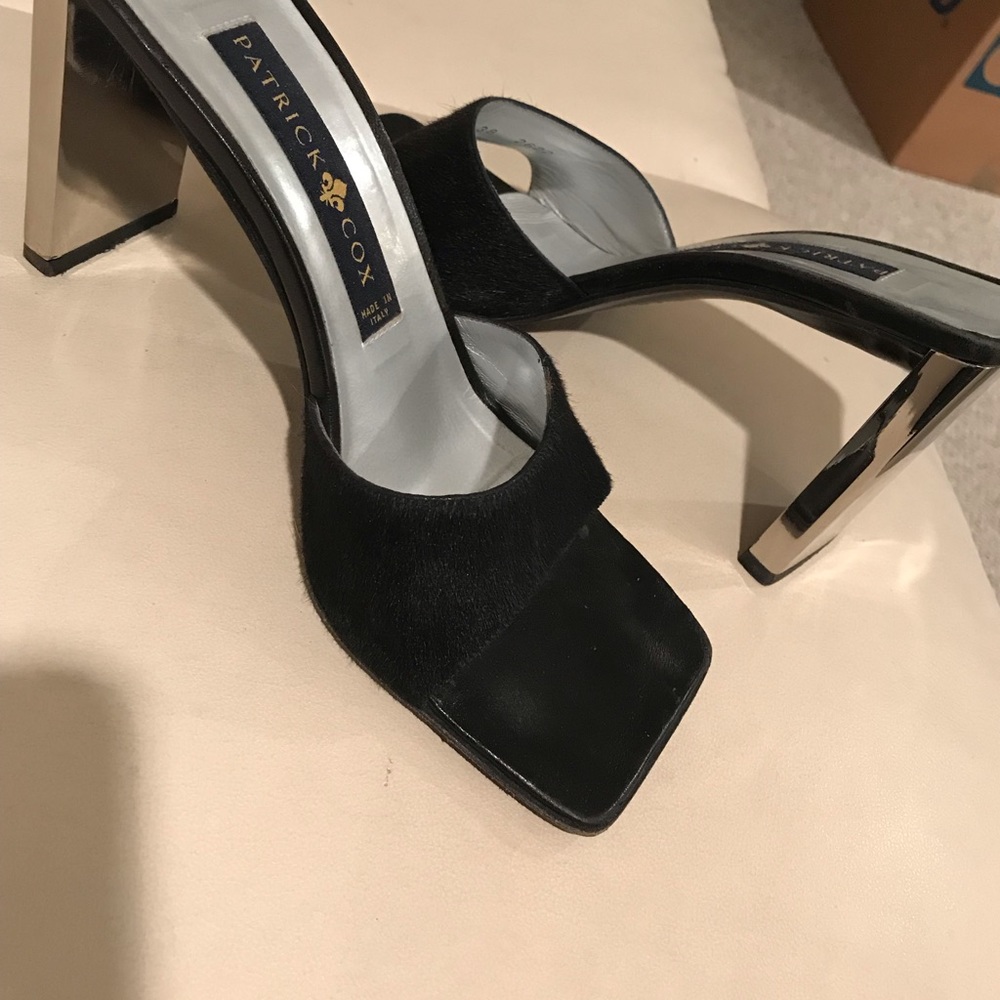 Patrick cox silver heels. Gently worn